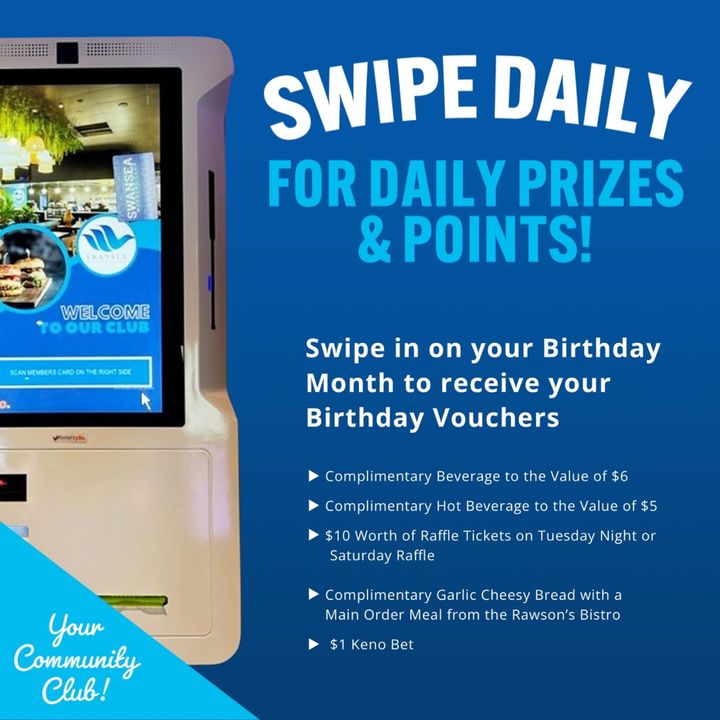 Featured image for “Members! Swipe your card at our Rewards Centre and receive daily prizes AND points!”