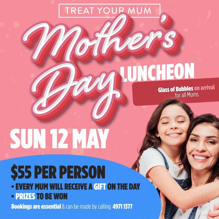 Featured image for “Treat Mum to a Special Mother’s Day Luncheon at Rawson’s Bistro and indulge in a delightful culinary experience for just $55 per person on Sun May 12th!”
