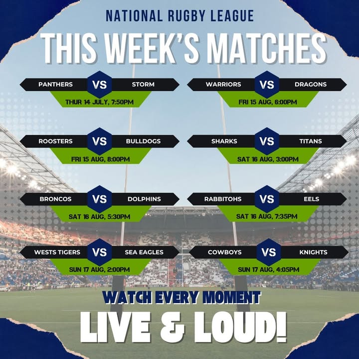 Featured image for “Live NRL Action at Swansea Workers Club: Watch Your Favourite Teams This Week”