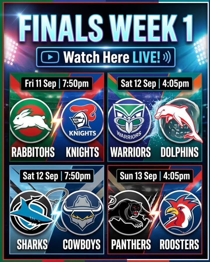 Featured image for “Watch NRL Finals Week 1 Live at Swansea Workers”