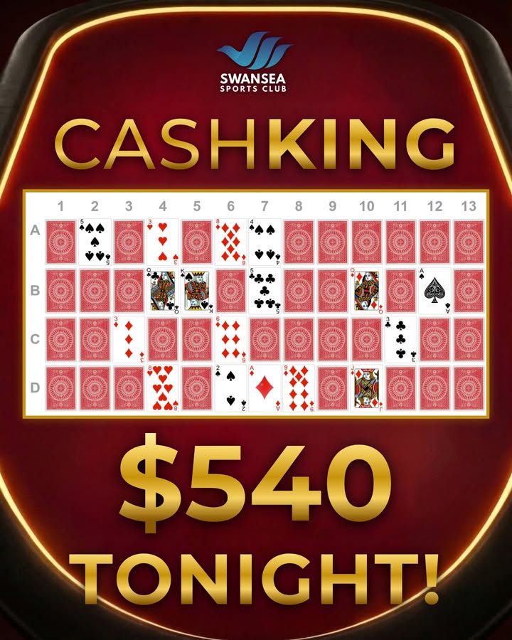 Featured image for “CashKing Jackpot Hits $540 at Swansea Workers”